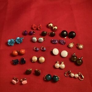 Smaller sizes clip on earrings lot